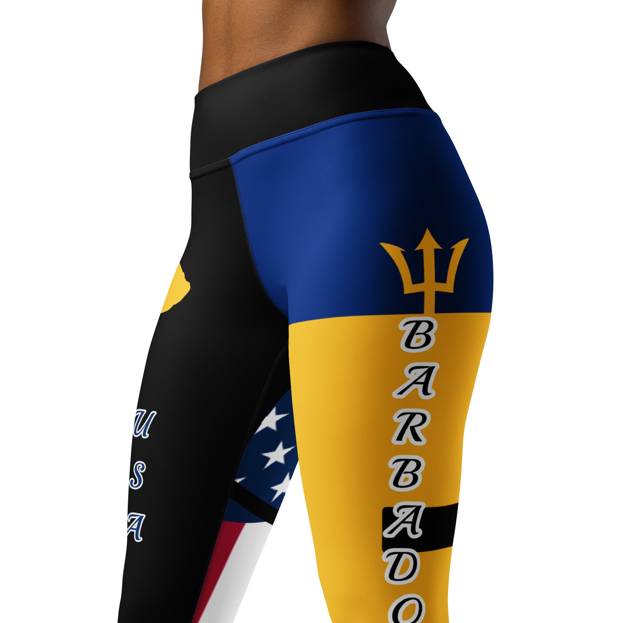 Barbados USA Yoga Leggings-Fete Massive