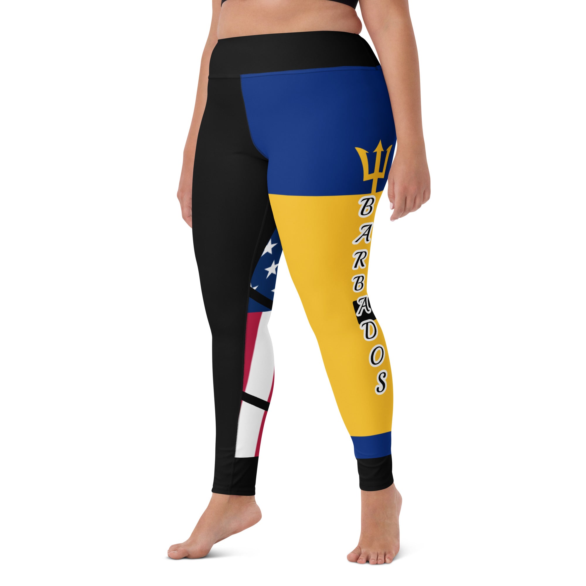 Barbados USA Yoga Leggings-Fete Massive