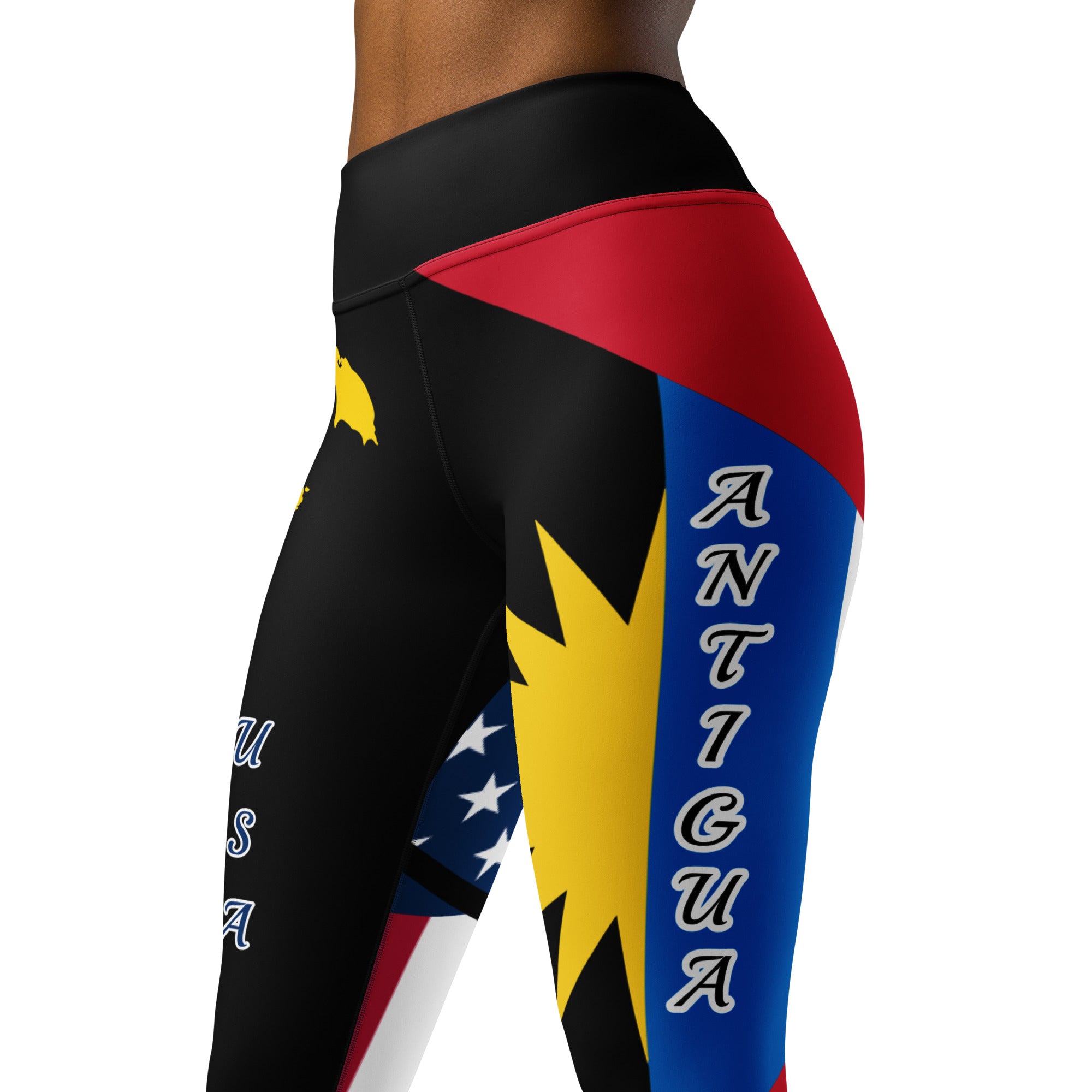 Antigua USA Yoga Leggings-Fete Massive