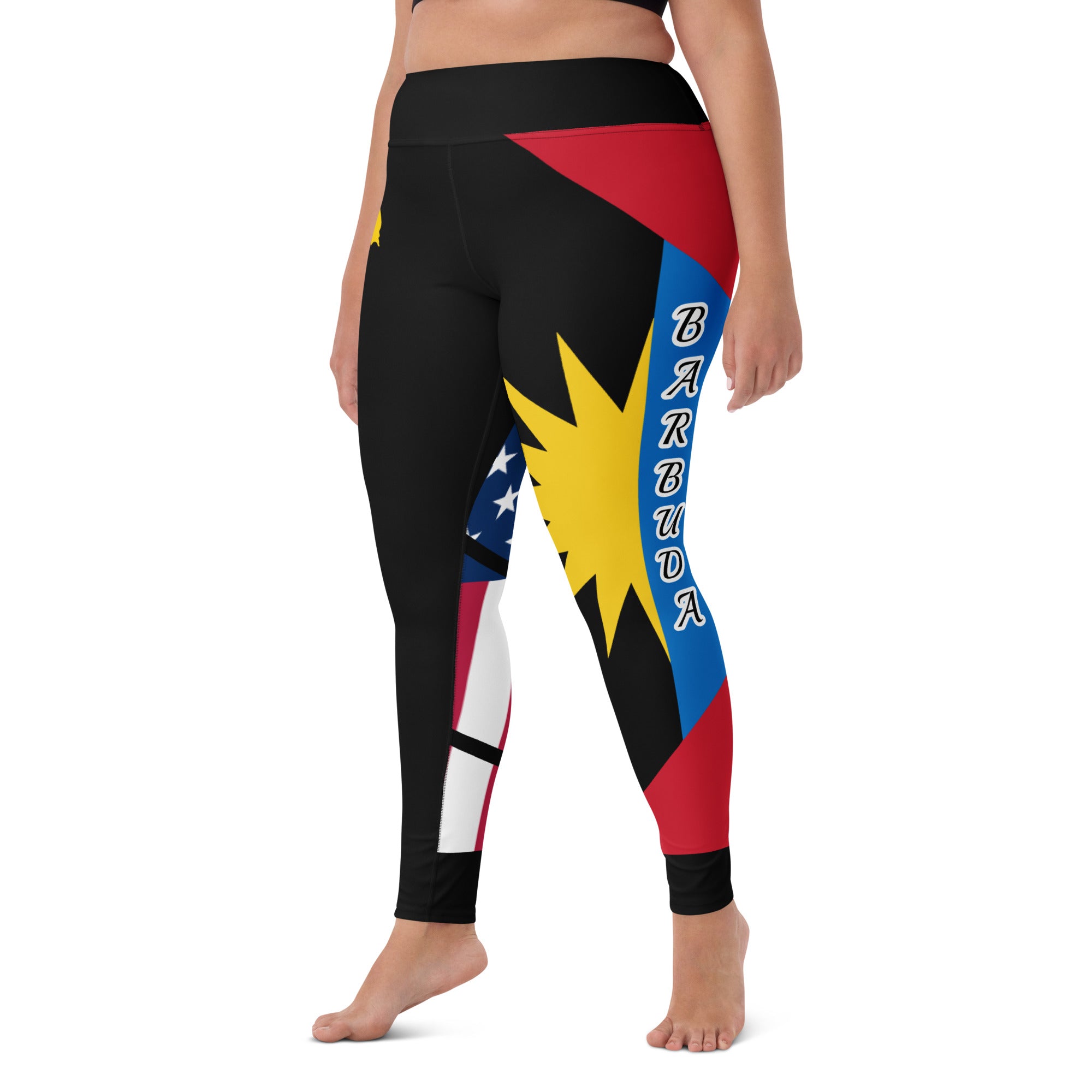 Barbuda USA Yoga Leggings-Fete Massive