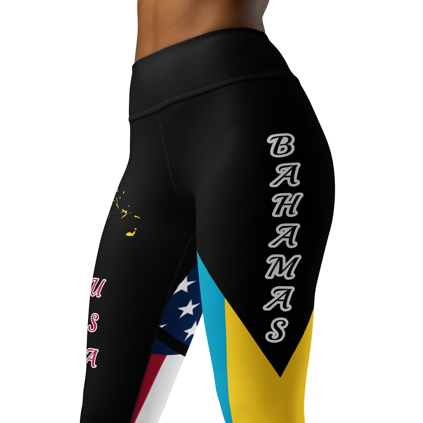 The Bahamas USA Yoga Leggings