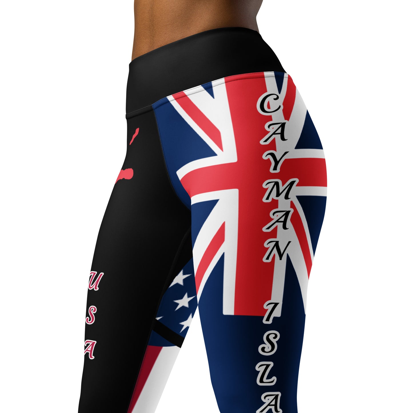 Cayman Islands USA Yoga Leggings