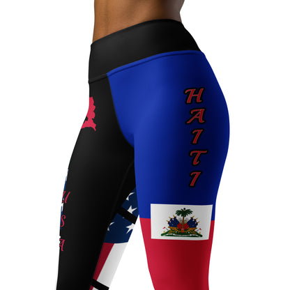 Haiti USA Yoga Leggings