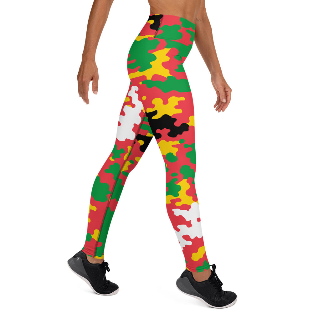 Guyana CAMO Leggings-Fete Massive