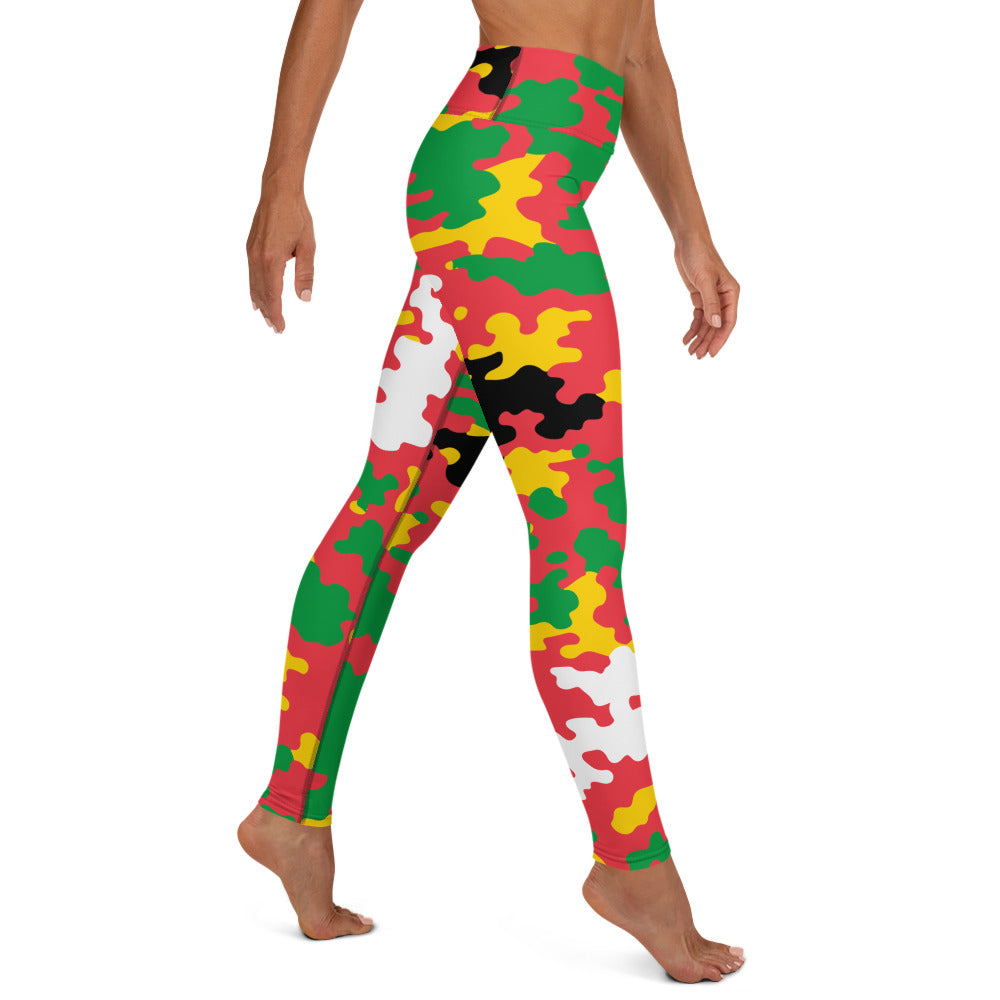 Guyana CAMO Leggings-Fete Massive