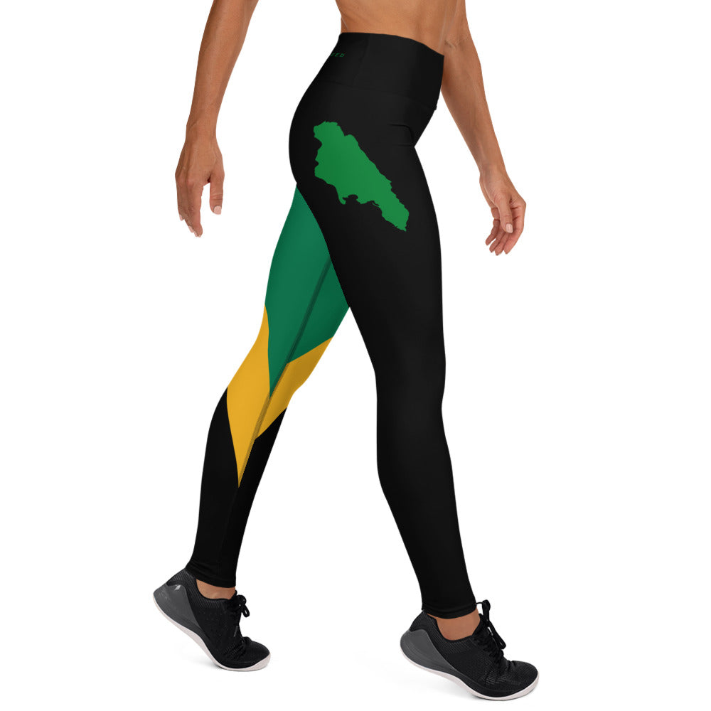 Jamaica Flag Yoga Leggings