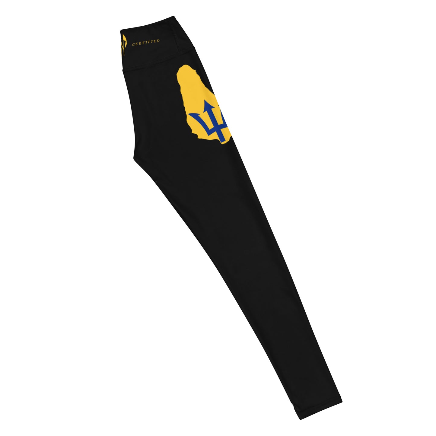 Barbados Flag Yoga Leggings