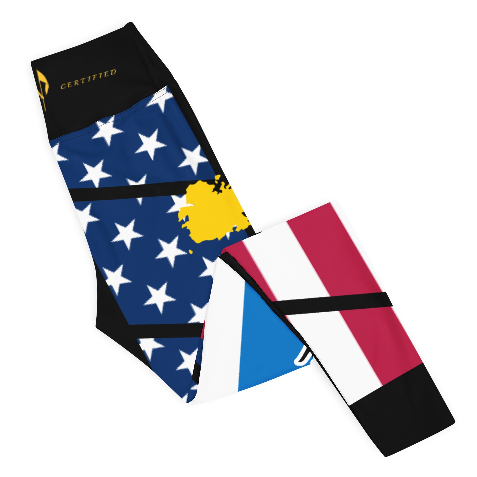 Barbuda USA Yoga Leggings-Fete Massive