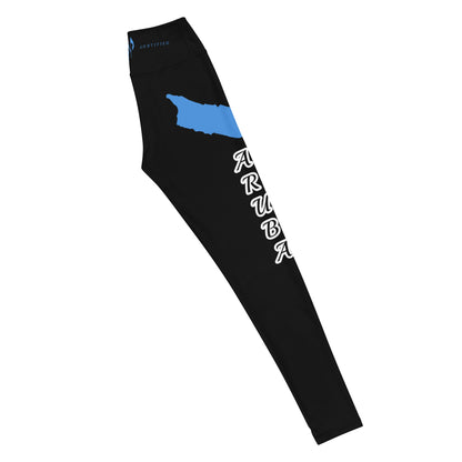 Aruba Flag Yoga Leggings