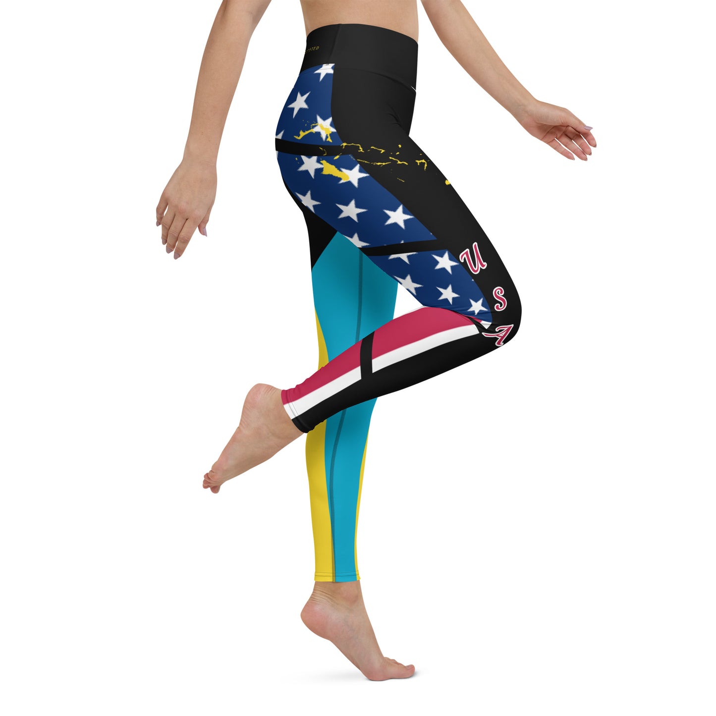 The Bahamas USA Yoga Leggings