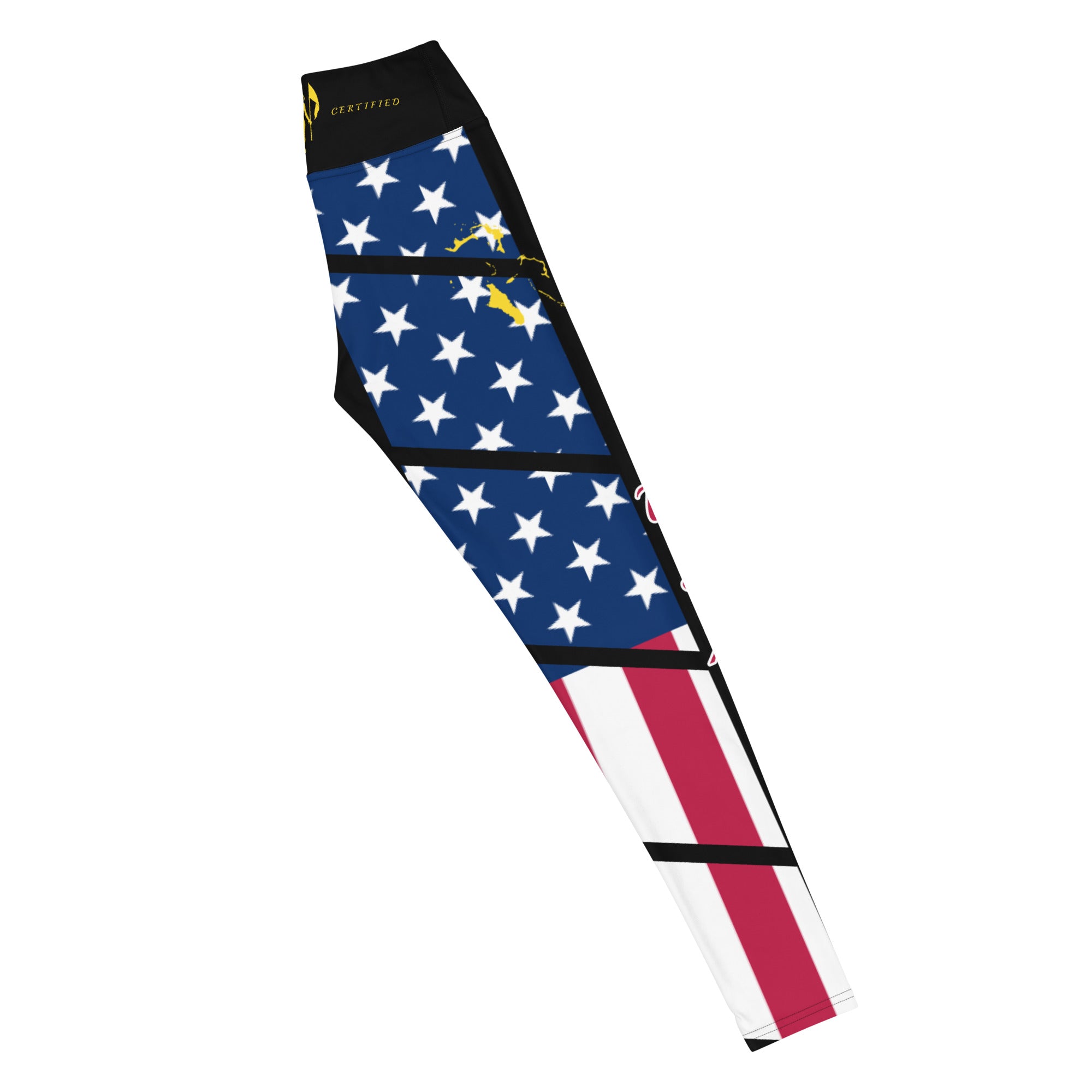 The Bahamas USA Yoga Leggings-Fete Massive