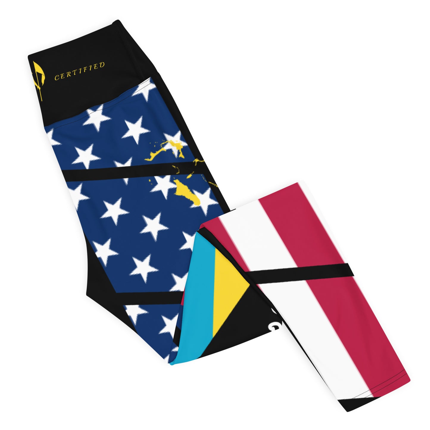 The Bahamas USA Yoga Leggings