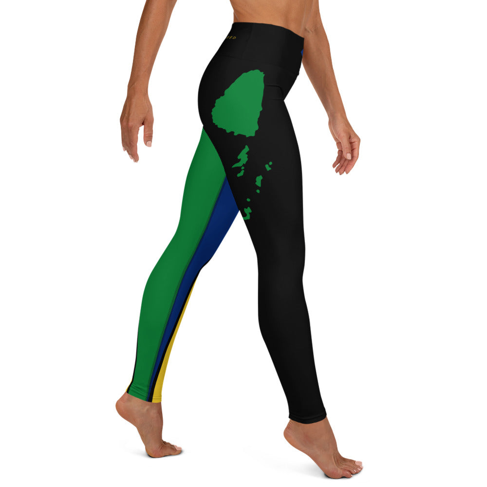 Saint Vincent Flag Yoga Leggings-Fete Massive