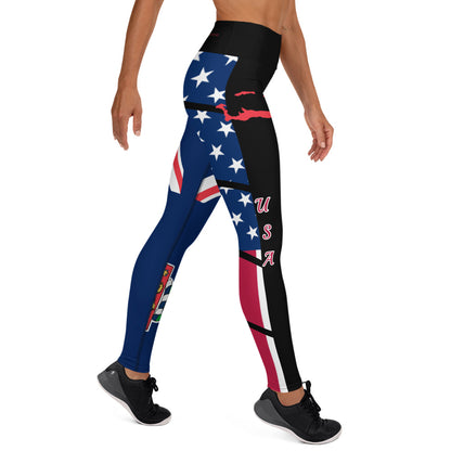 Cayman Islands USA Yoga Leggings