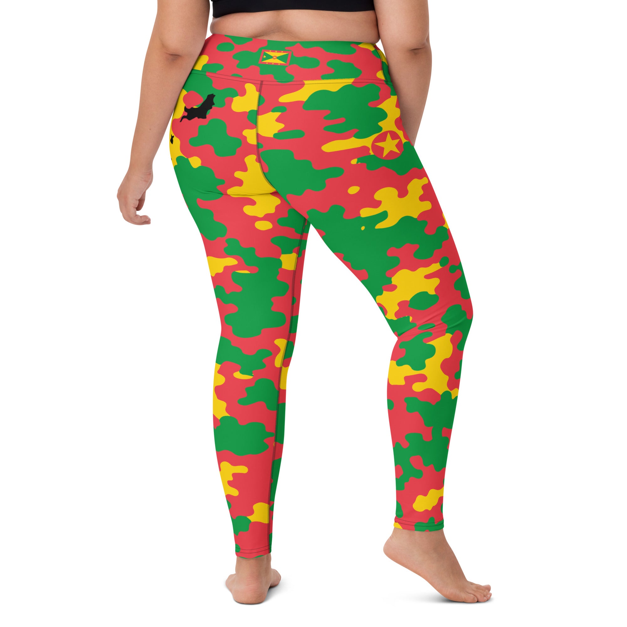 Grenada CAMO Leggings-Fete Massive