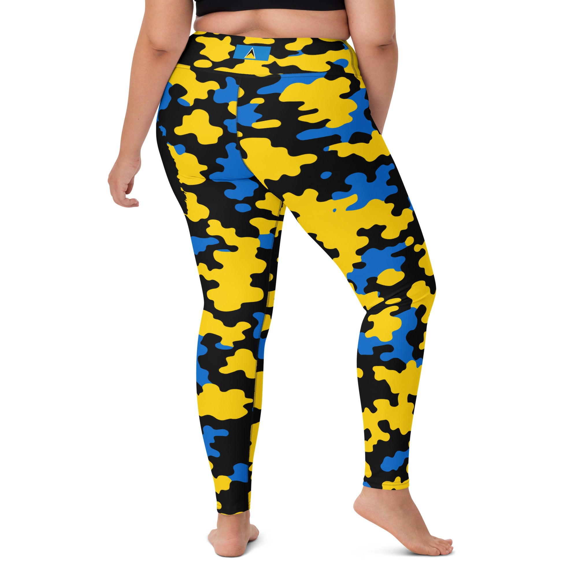 St. Lucia CAMO Leggings-Fete Massive