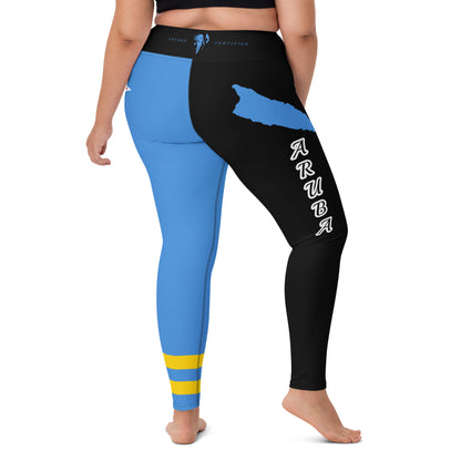 Aruba Flag Yoga Leggings