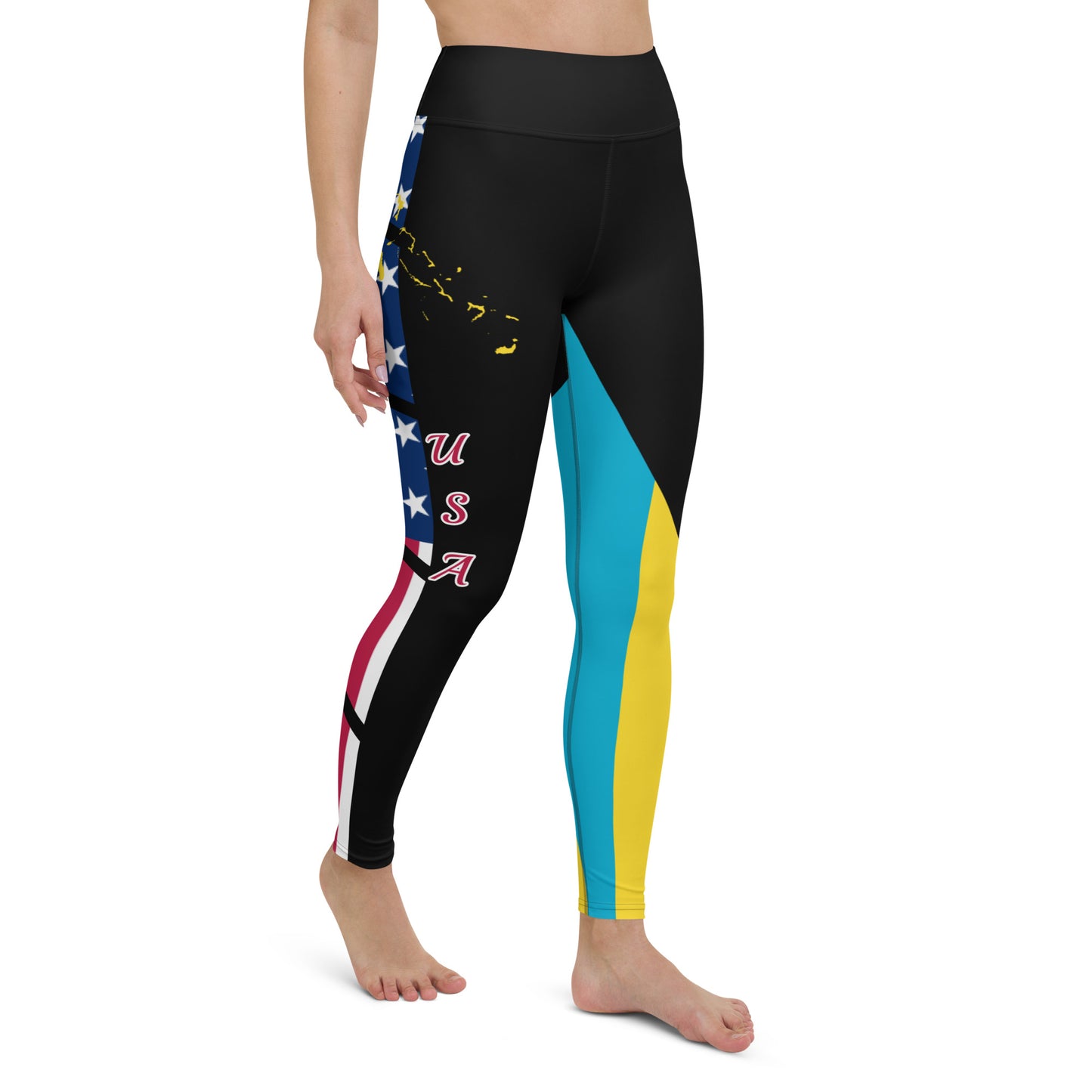 The Bahamas USA Yoga Leggings