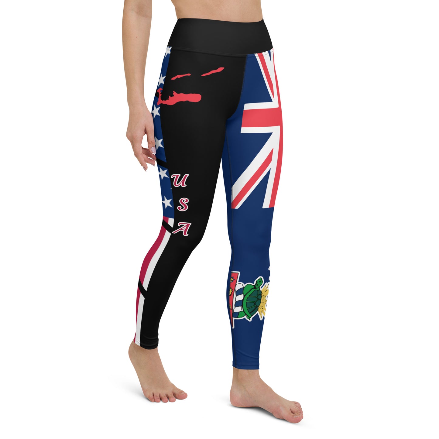 Cayman Islands USA Yoga Leggings