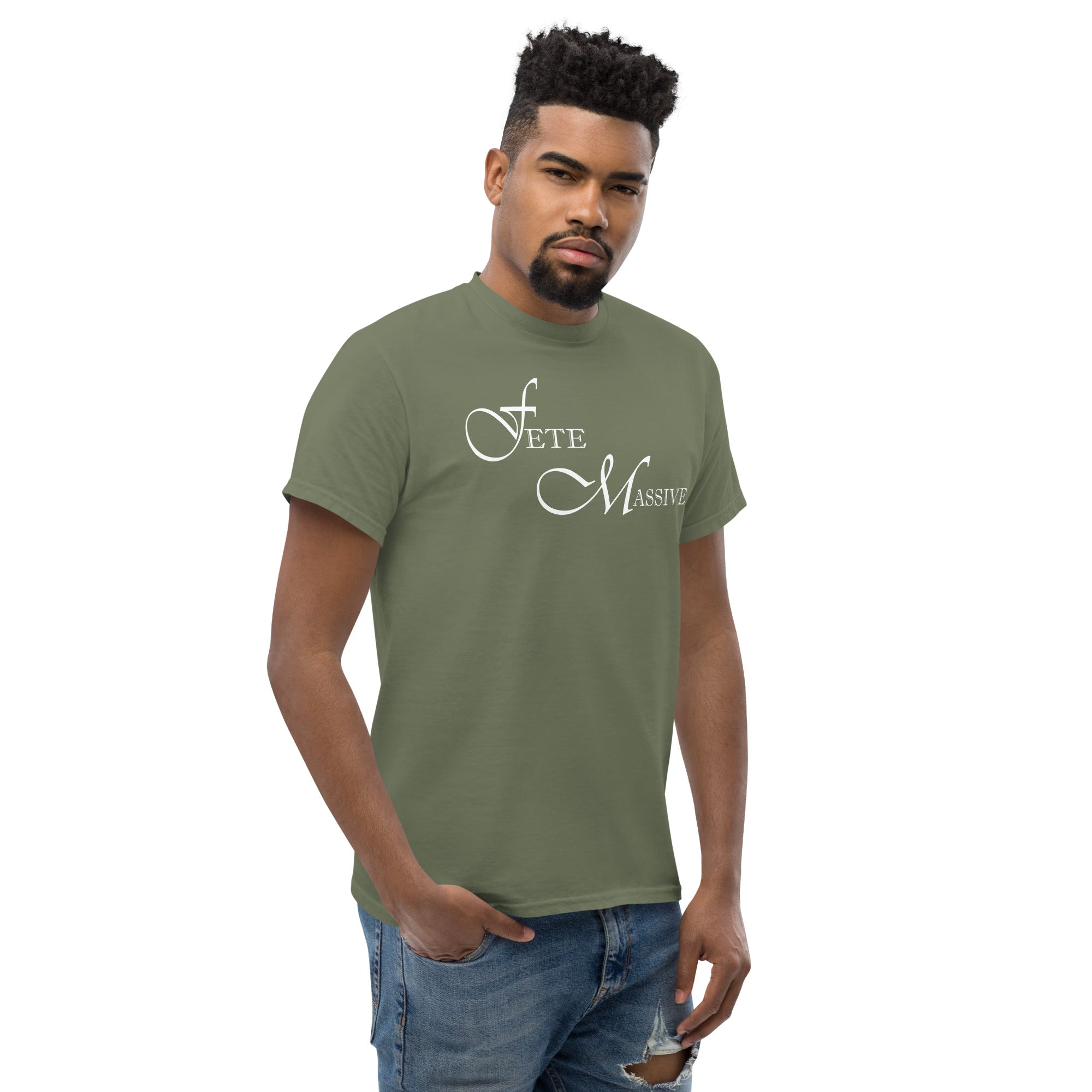 Fete Massive classic tee (Men)-Fete Massive