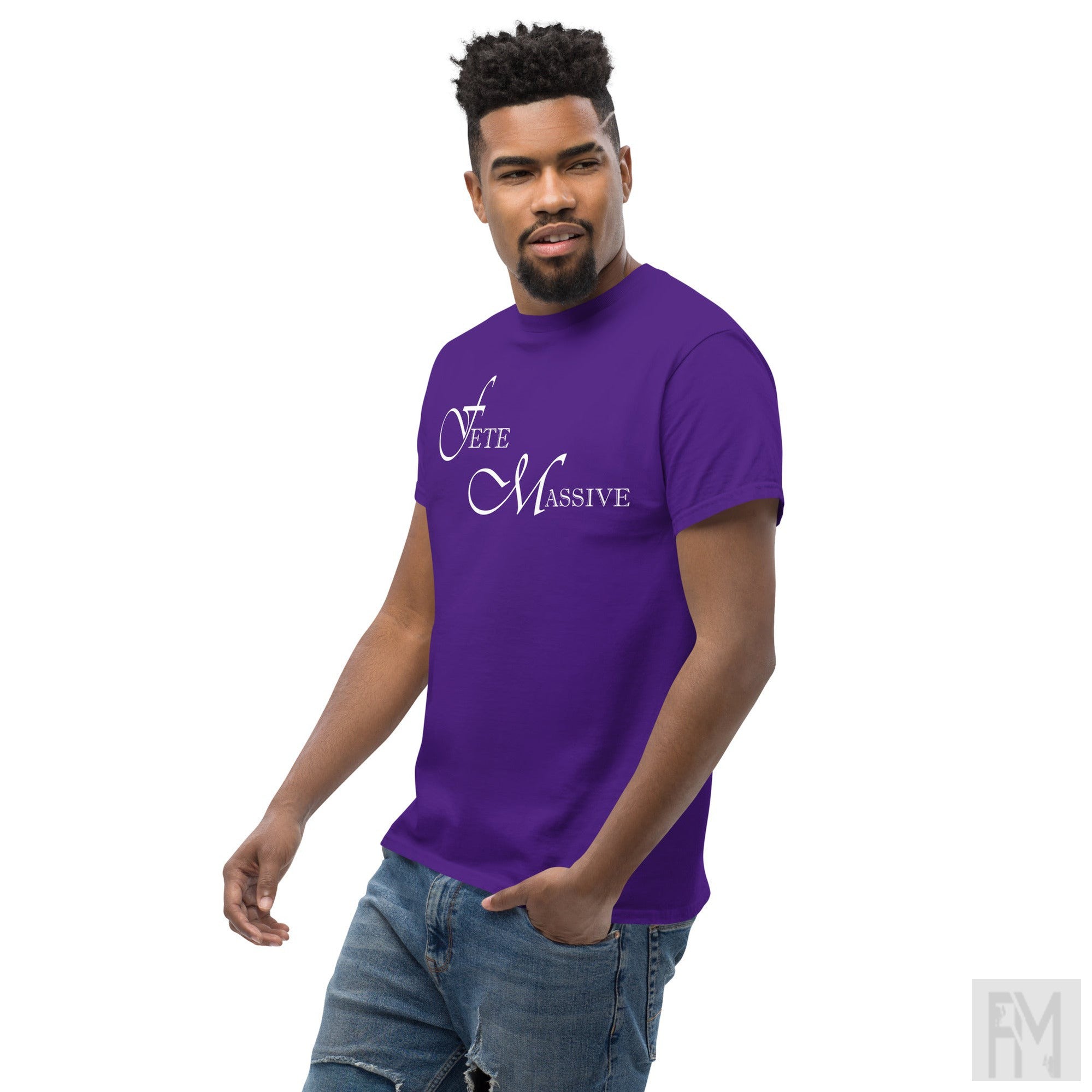 Fete Massive classic tee (Men)-Fete Massive