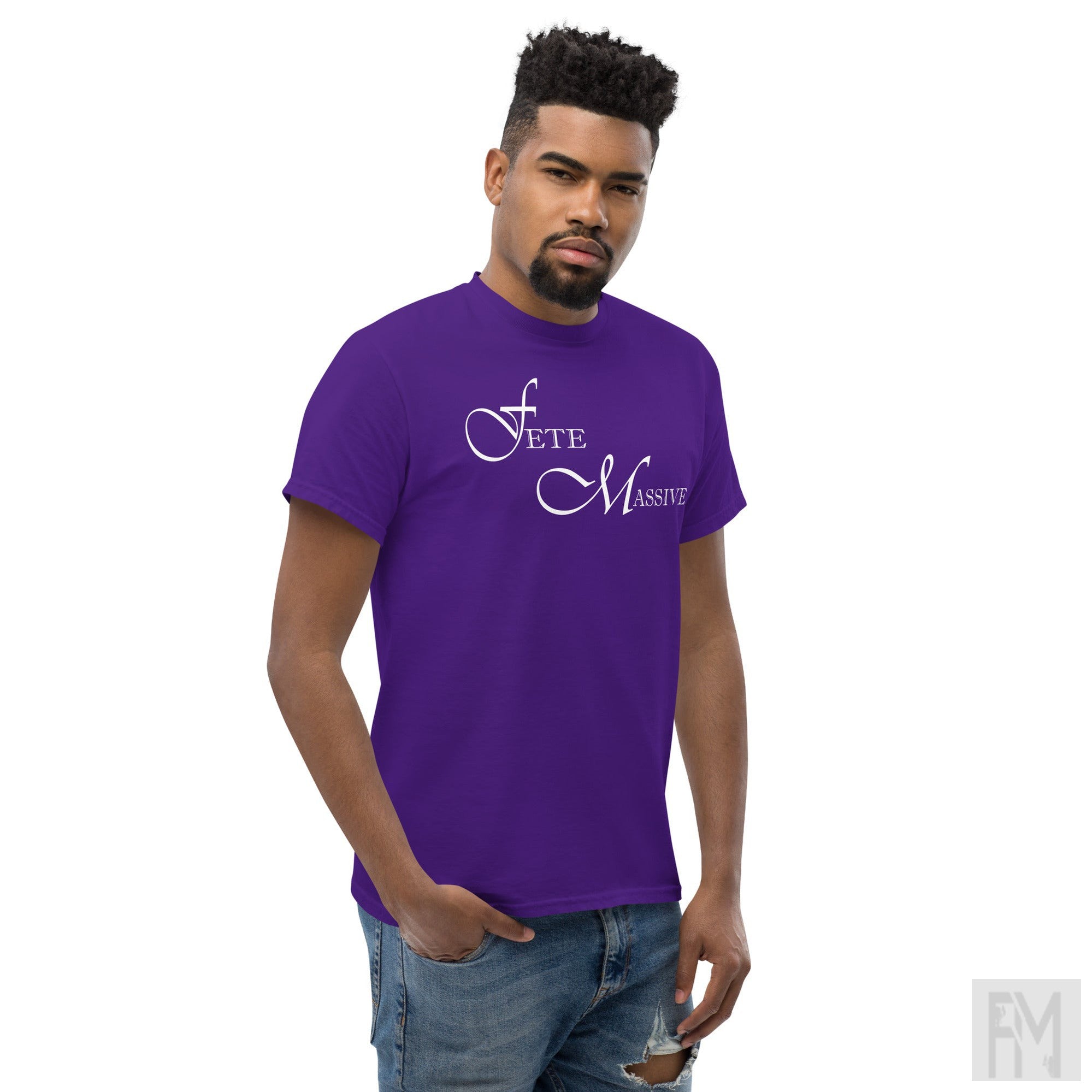 Fete Massive classic tee (Men)-Fete Massive