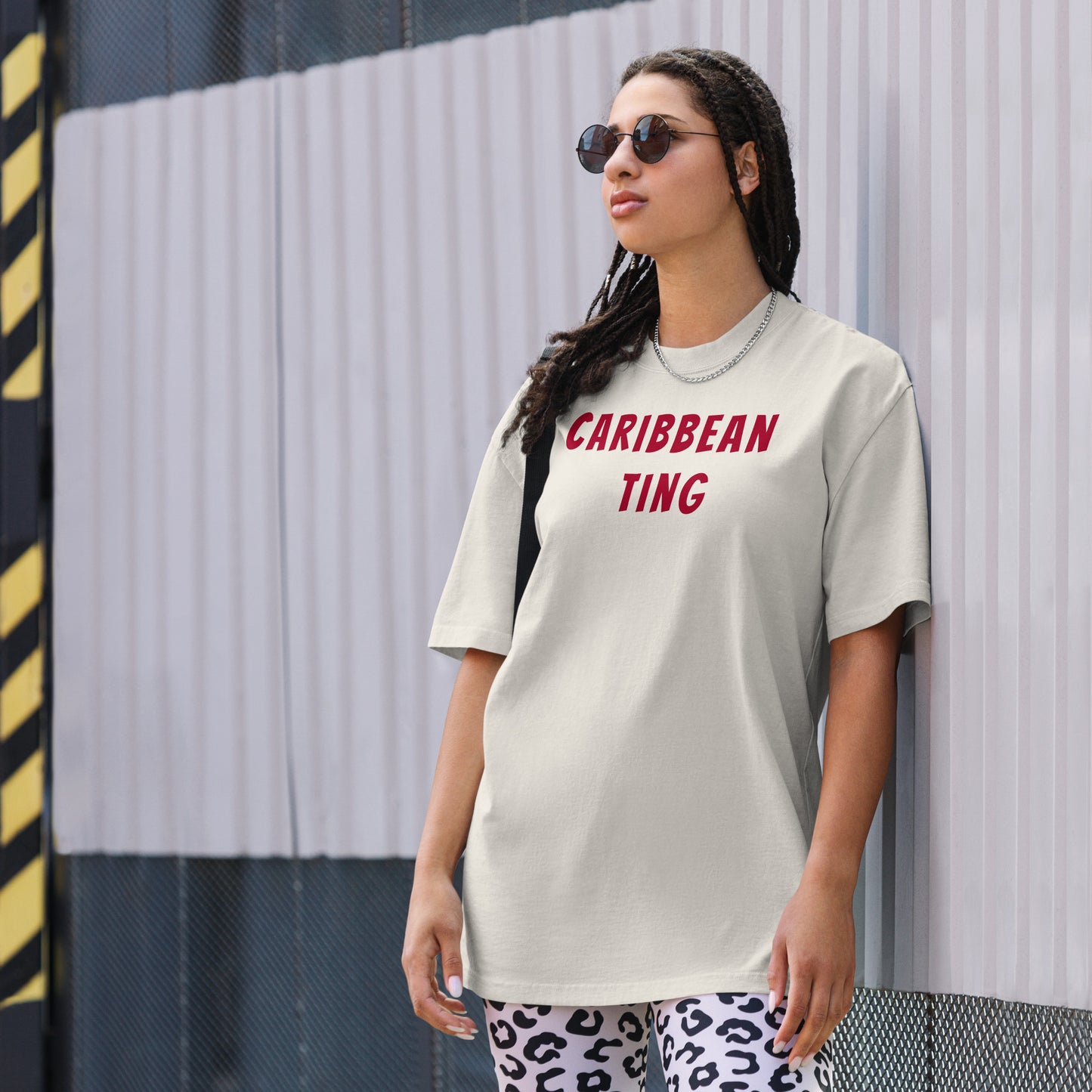 Carrib Ting - Oversized faded t-shirt