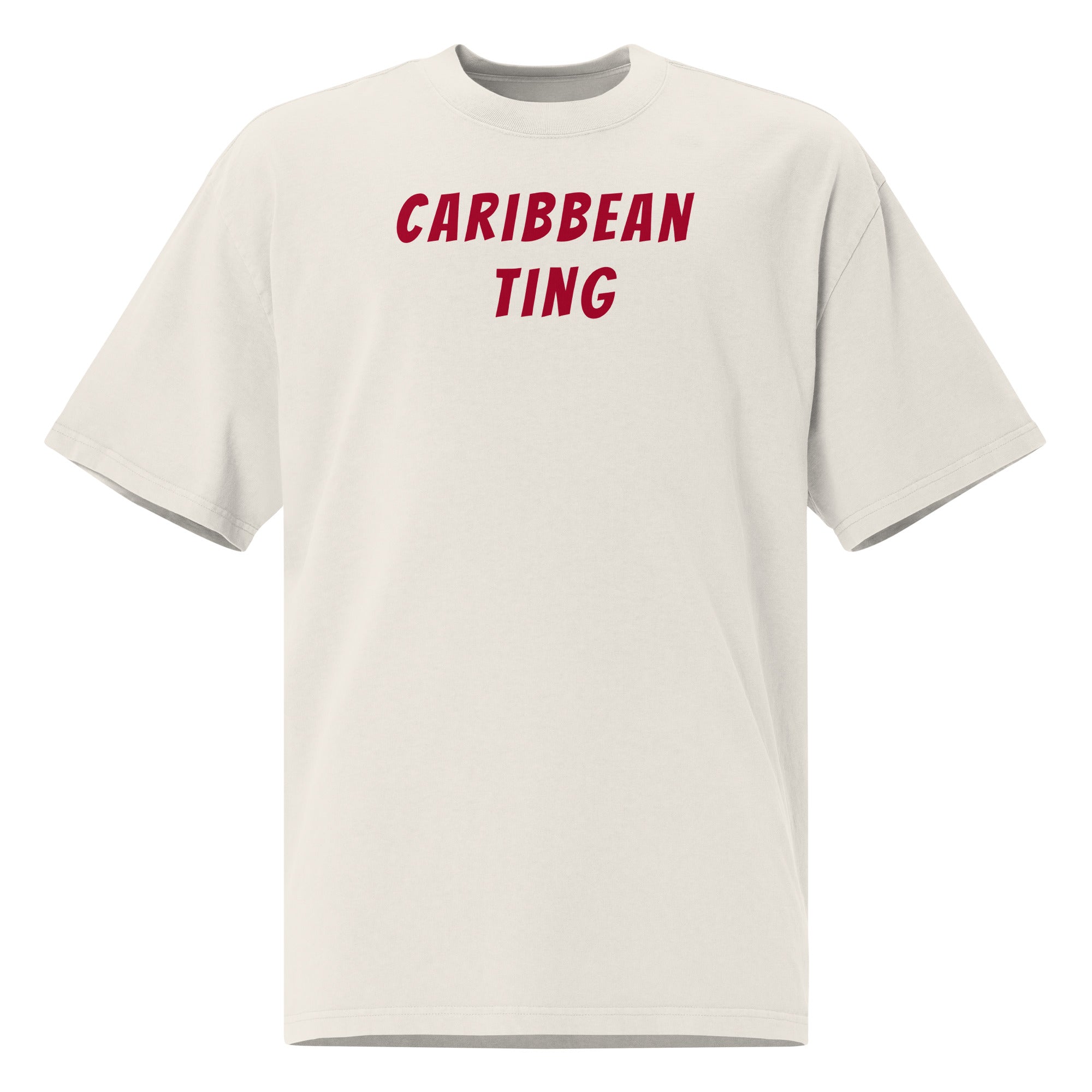 Carrib Ting - Oversized faded t-shirt-Fete Massive