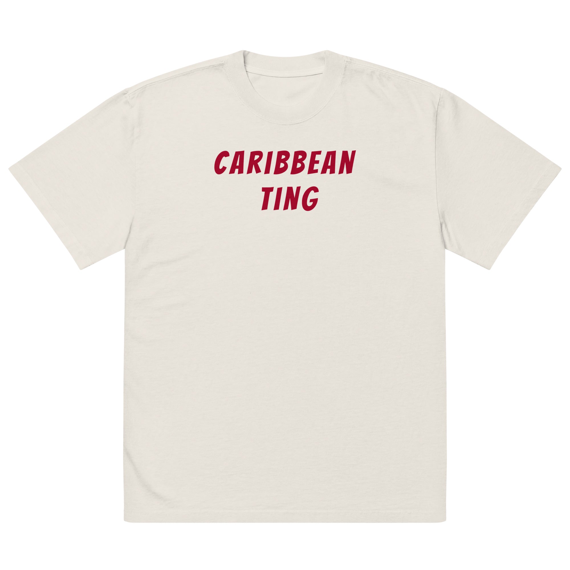 Carrib Ting - Oversized faded t-shirt-Fete Massive