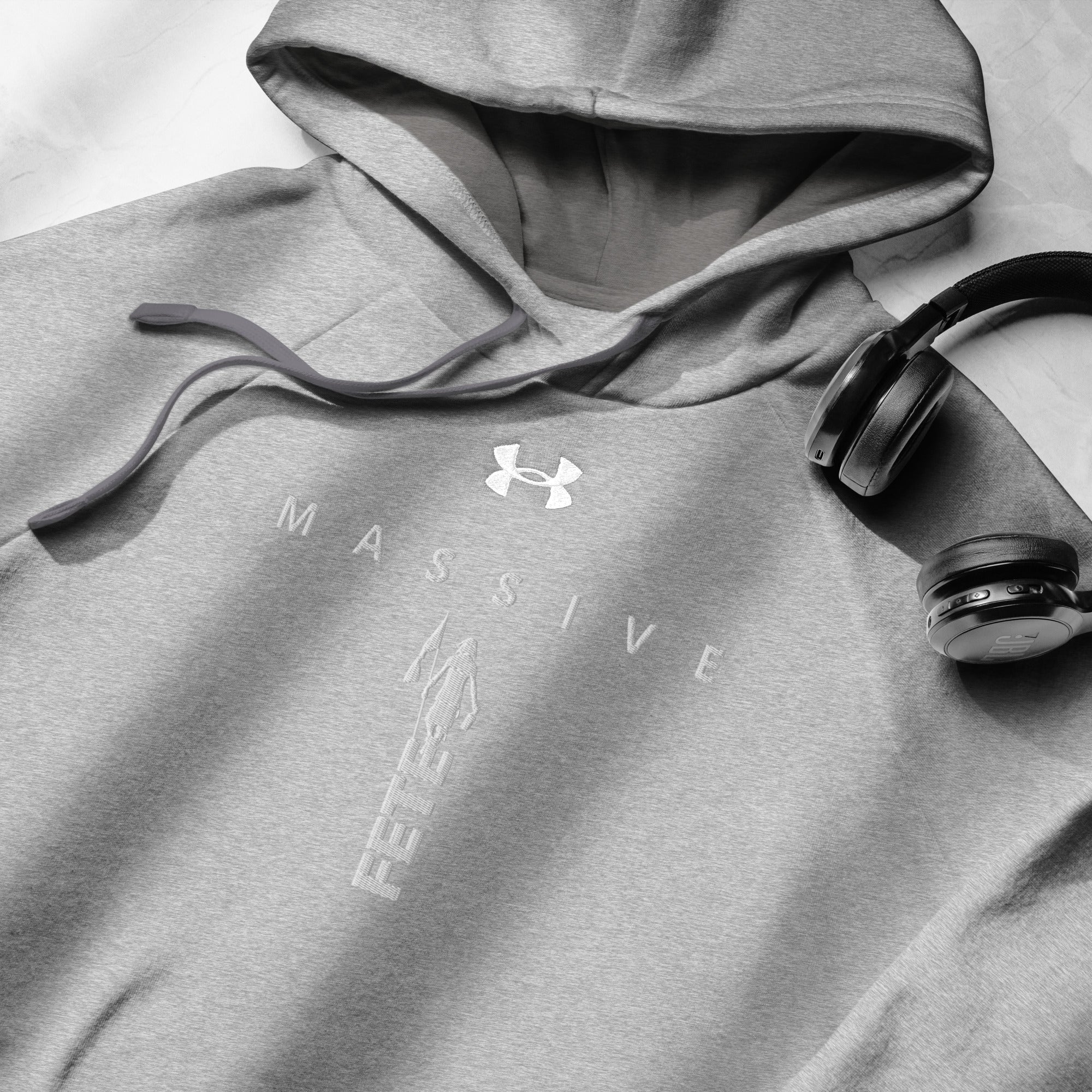 Partner with Under Armour® Fete Massive Designer hoodie-Fete Massive