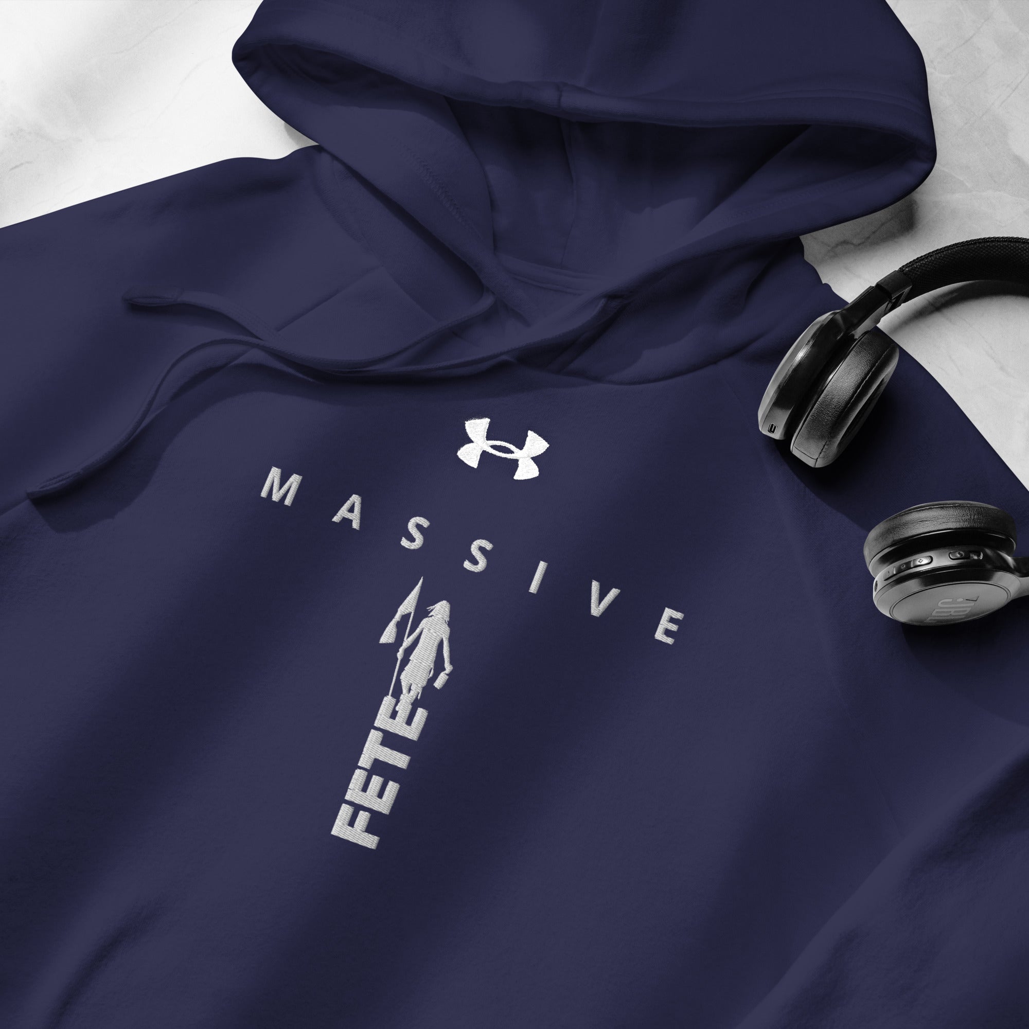 Partner with Under Armour® Fete Massive Designer hoodie-Fete Massive