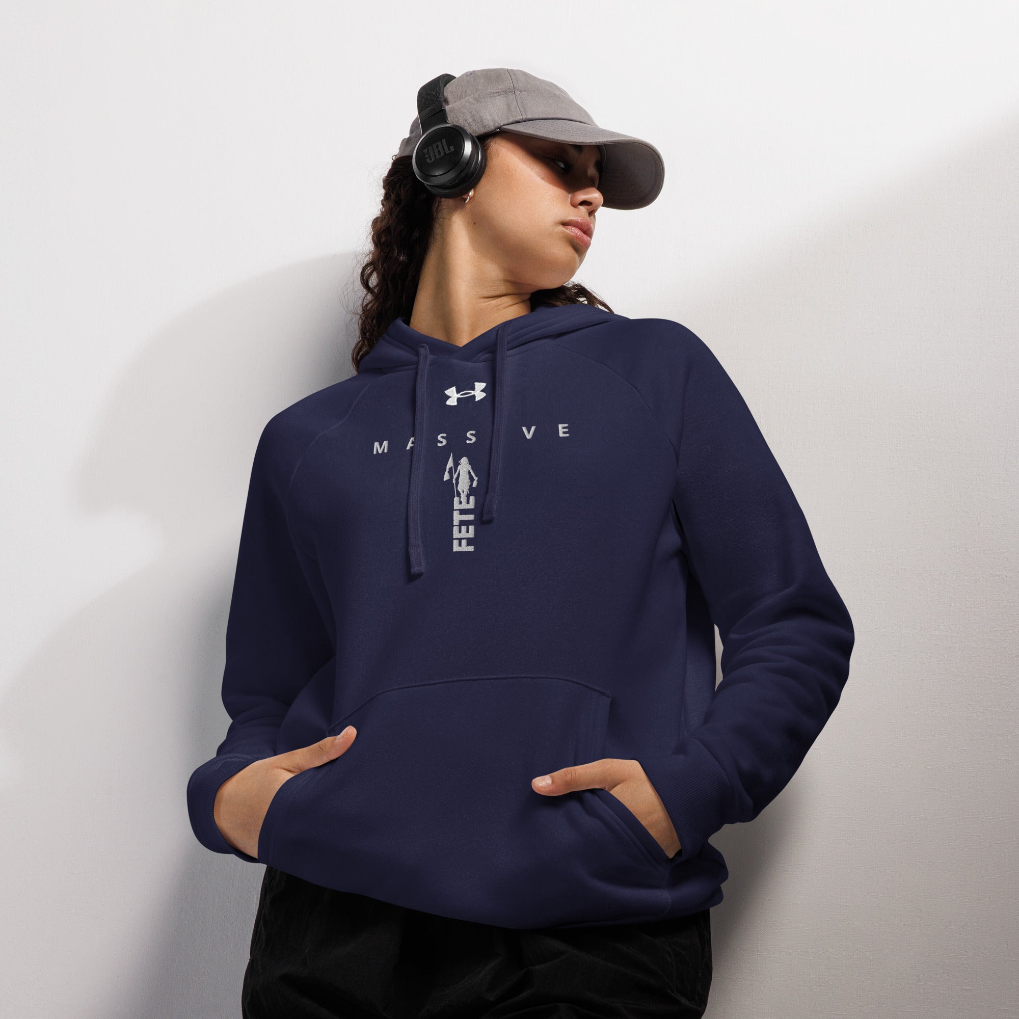 Partner with Under Armour® Fete Massive Designer hoodie-Fete Massive