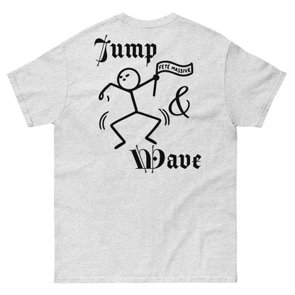 Jump & Wave: Fete Massive Designer Unisex classic tee