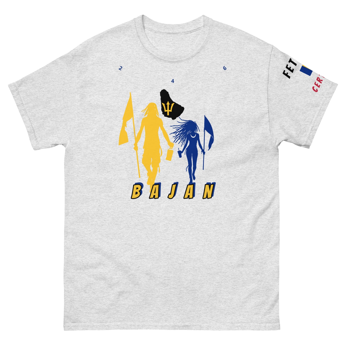 Barbados Flag Mon/Gyal Tee