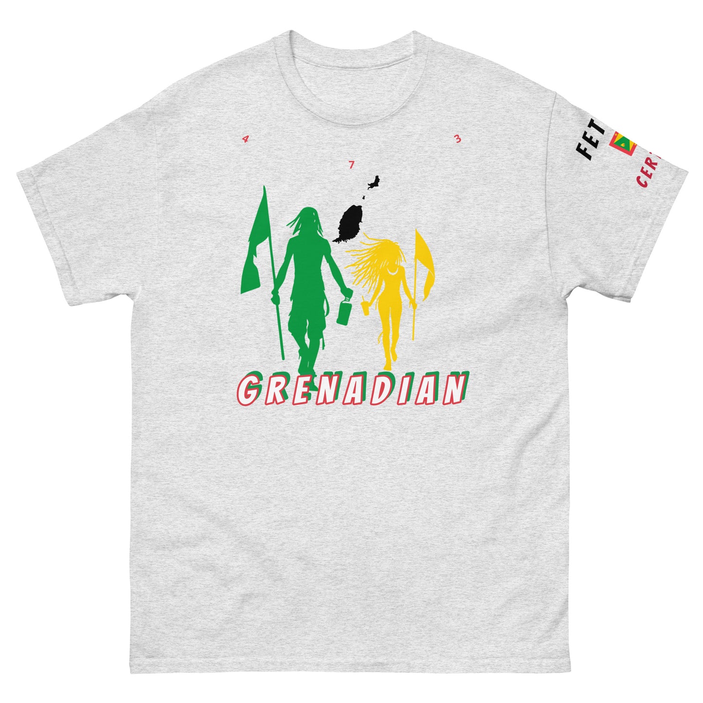 Grenada Flag Mon/Gyal Tee