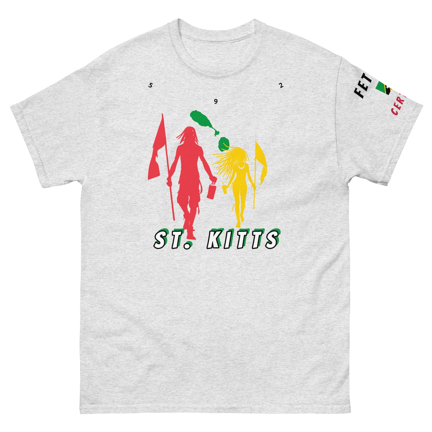 St. Kitts Flag Mon/Gyal Tee