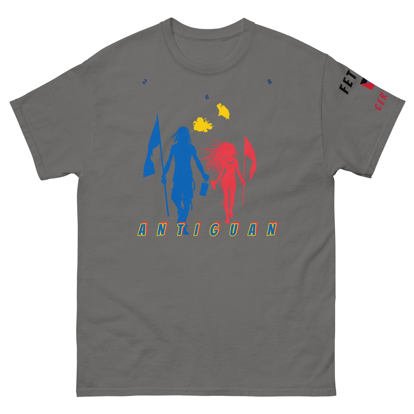 Antiguan Flag Mon/Gyal tee