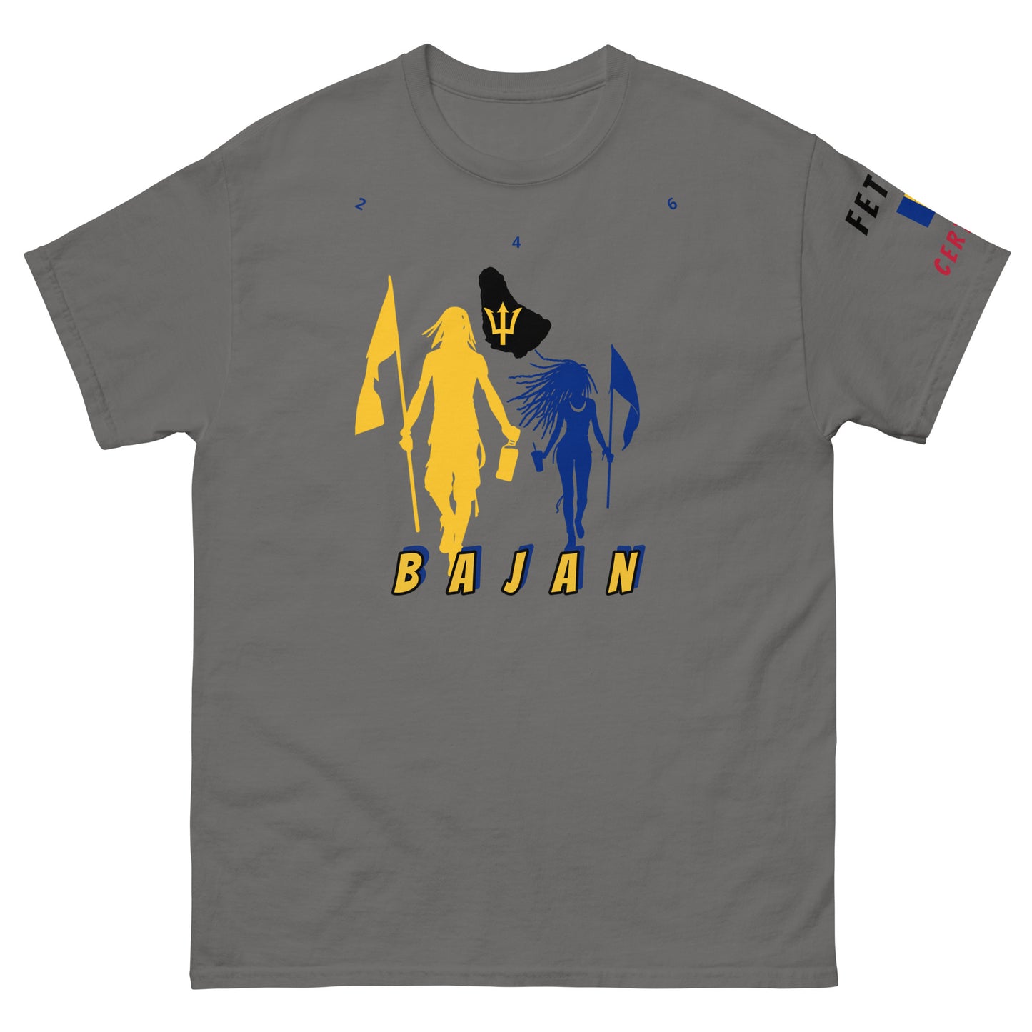 Barbados Flag Mon/Gyal Tee