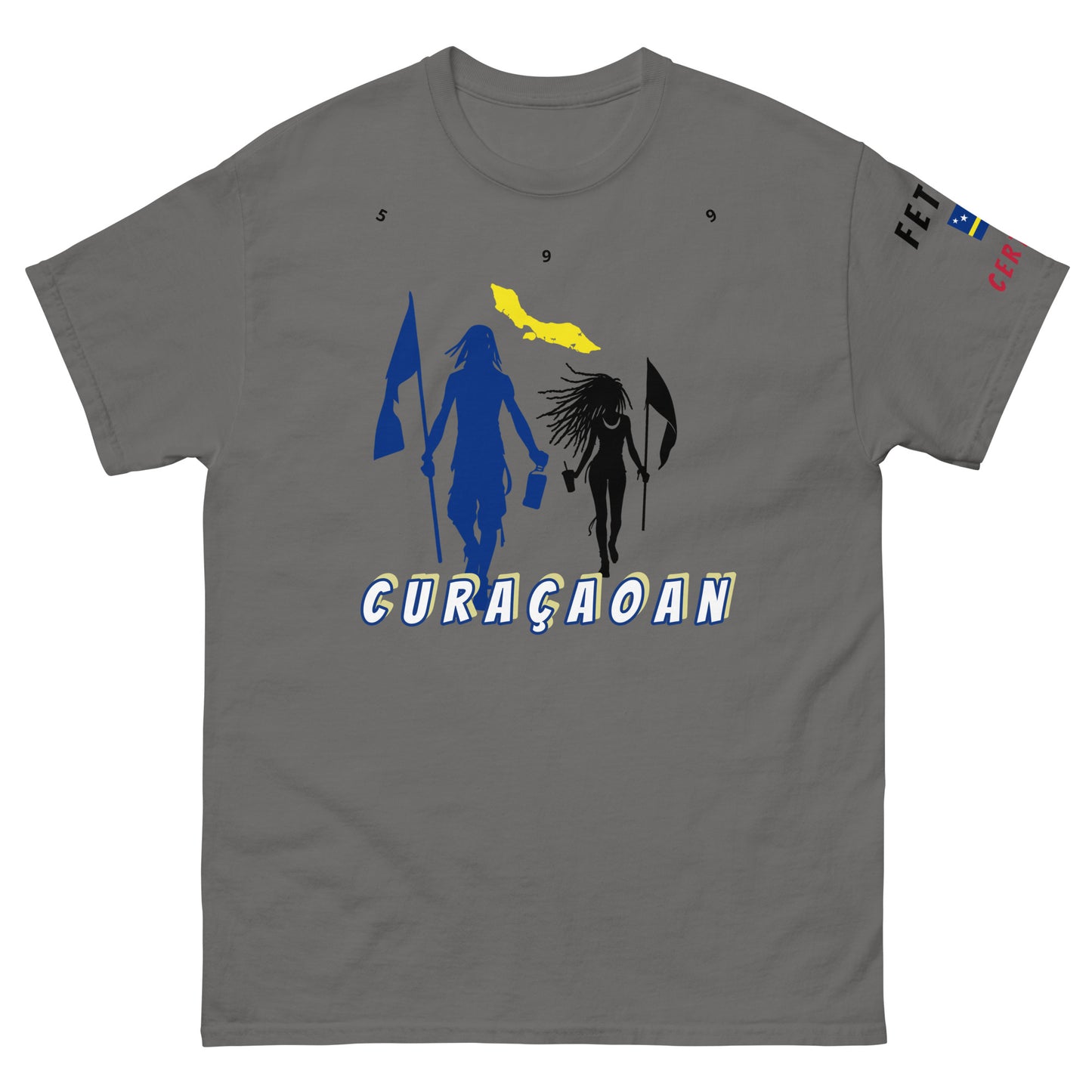 Curacao Flag Mon/Gyal Tee