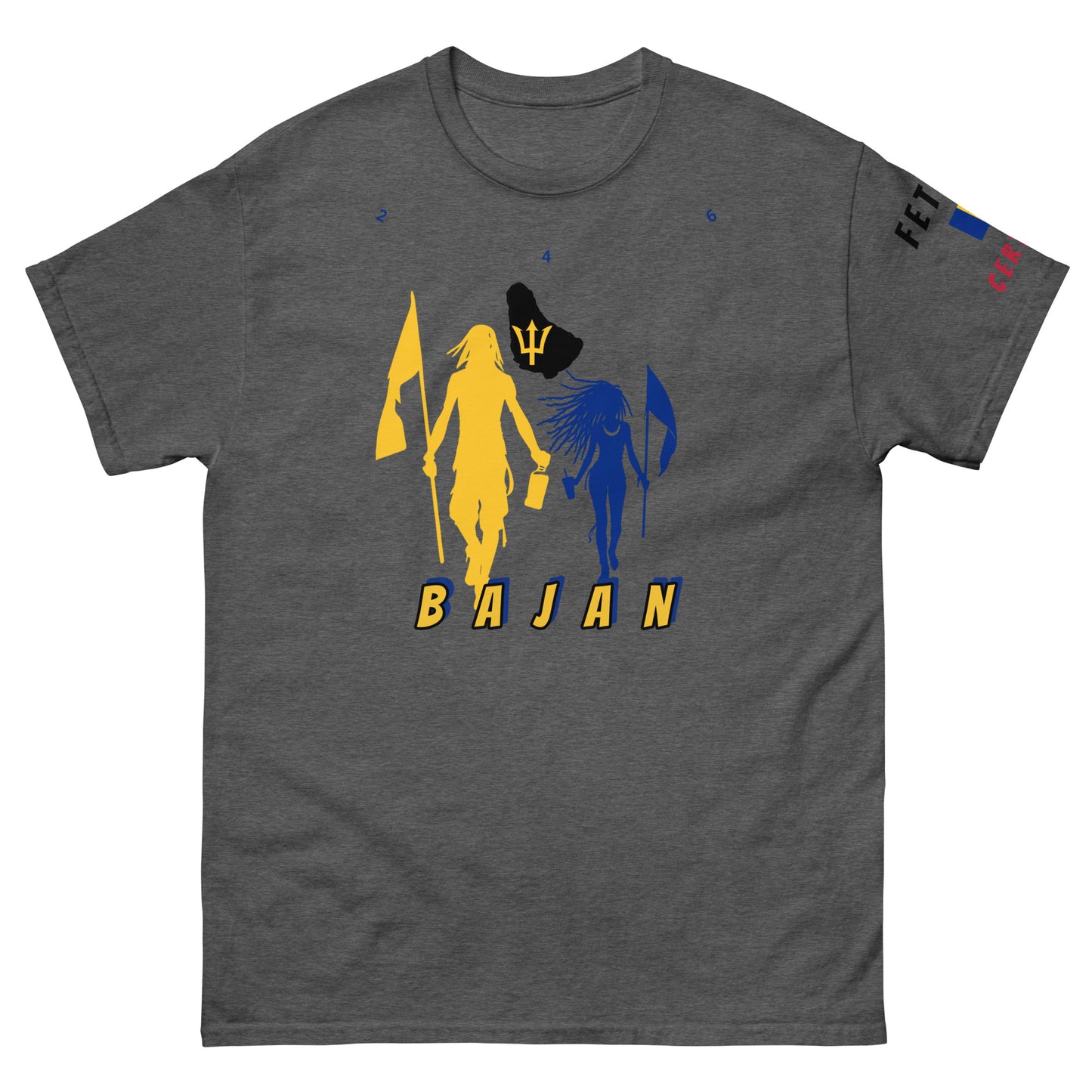 Barbados Flag Mon/Gyal Tee