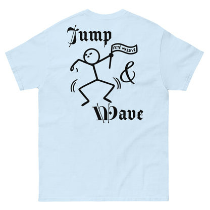 Jump & Wave: Fete Massive Designer Unisex classic tee