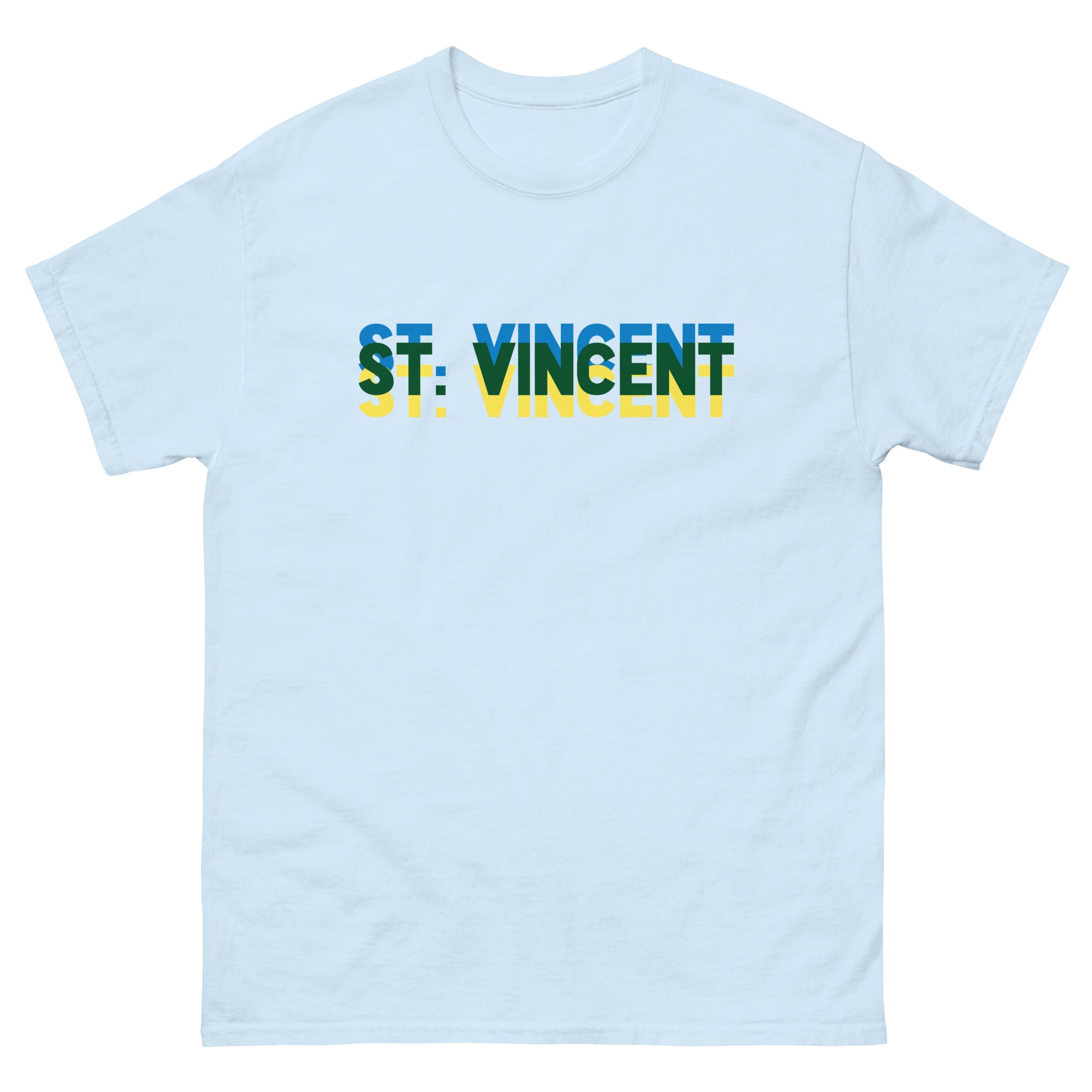 Saint Vincent: Triple Word Unisex classic tee-Fete Massive