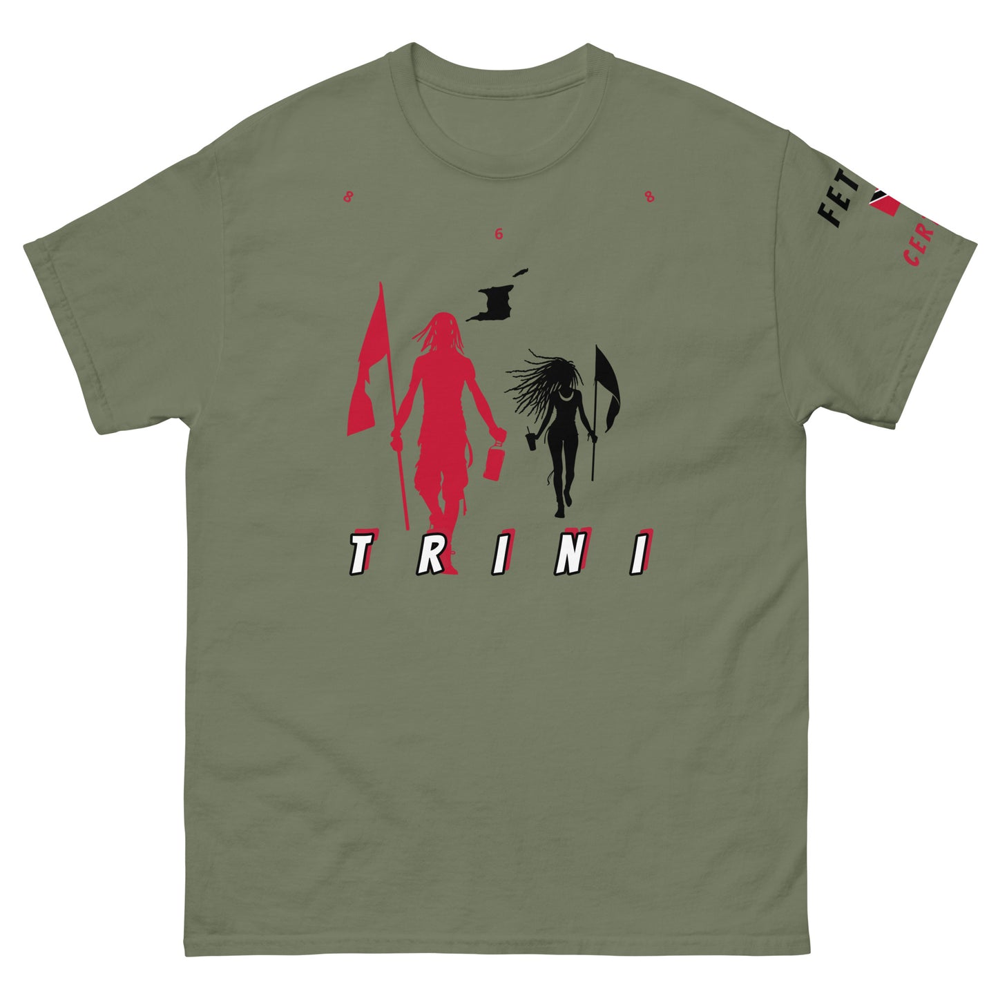 Trini Flag Mon/Gyal tee