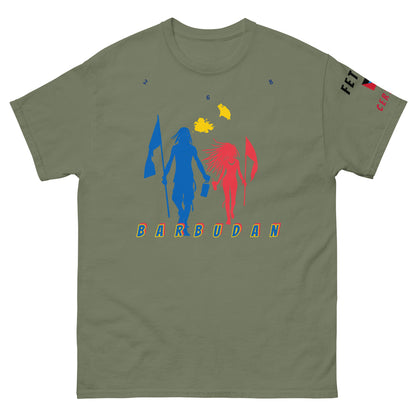 Barbudan Flag Mon/Gyal tee