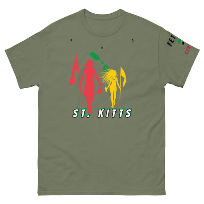 St. Kitts Flag Mon/Gyal Tee