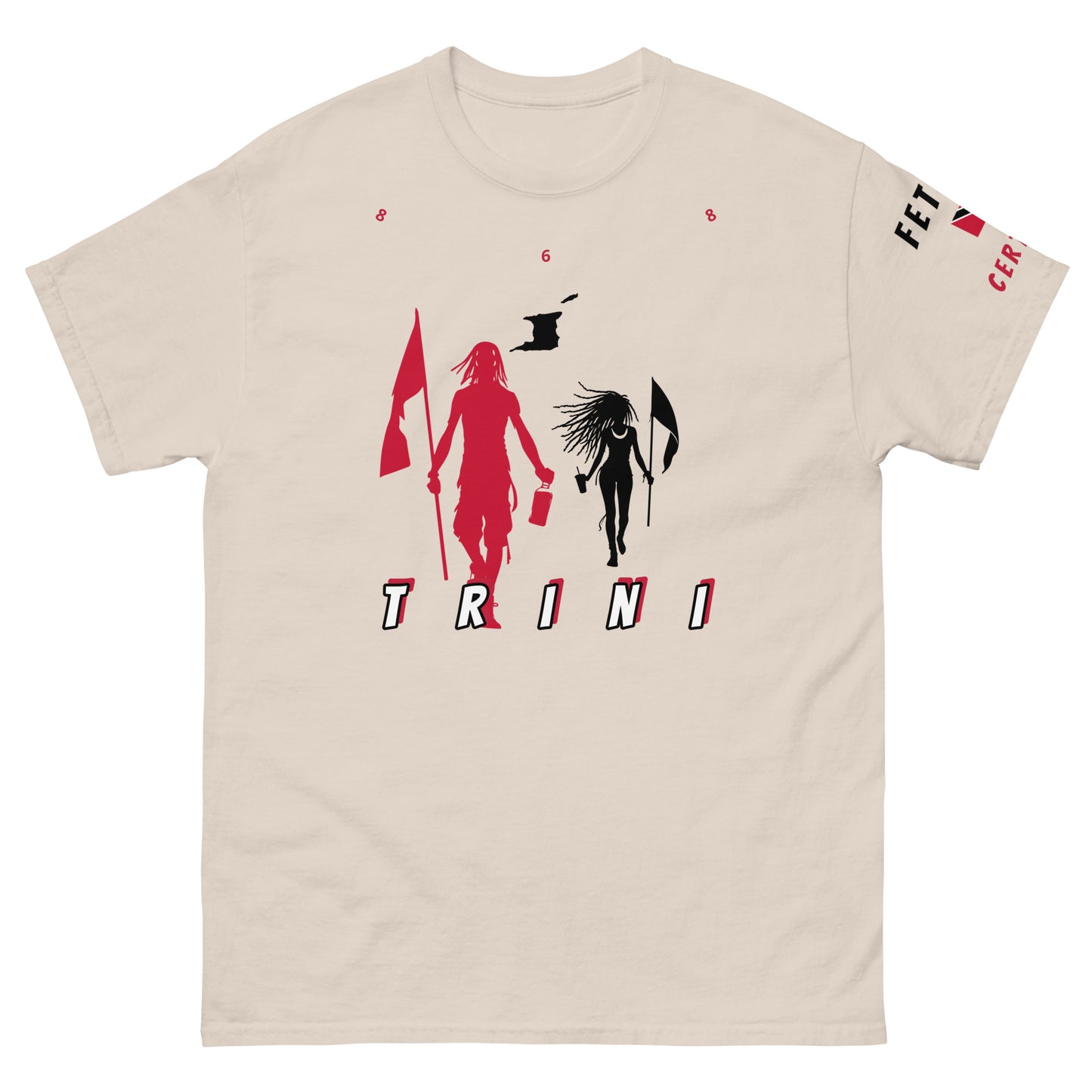 Trini Flag Mon/Gyal tee