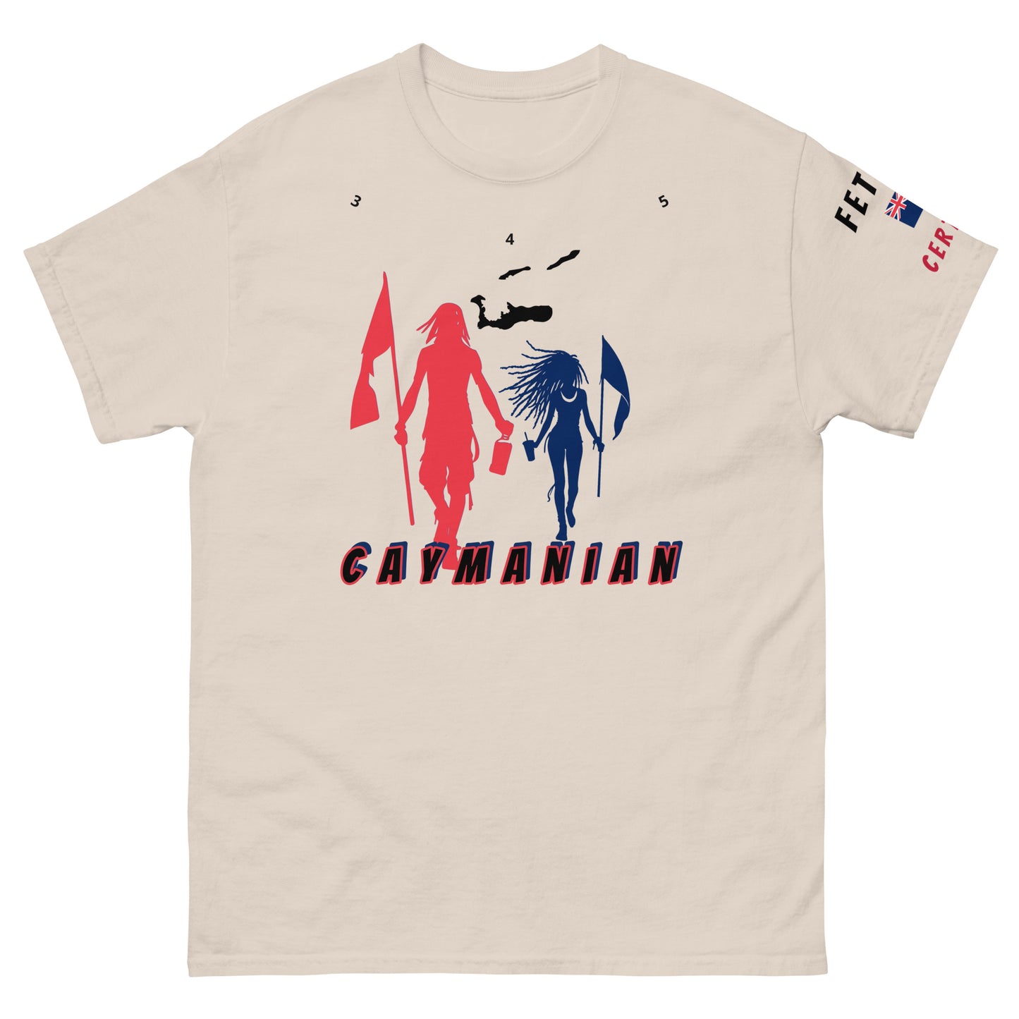 Cayman Islands Flag Mon/Gyal tee