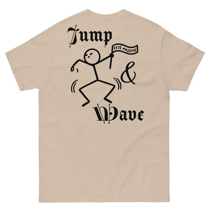 Jump & Wave: Fete Massive Designer Unisex classic tee