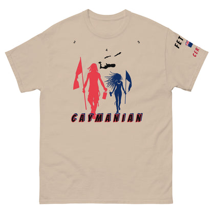 Cayman Islands Flag Mon/Gyal tee