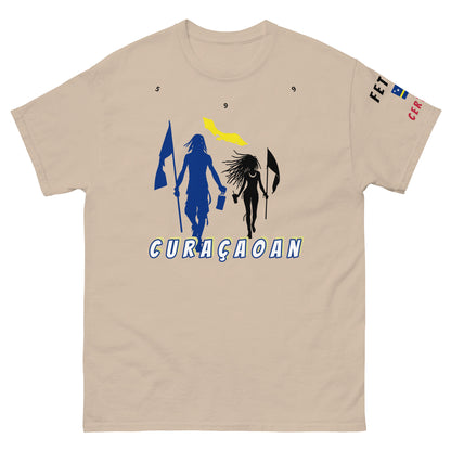 Curacao Flag Mon/Gyal Tee